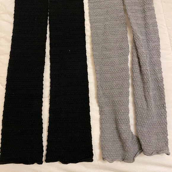 Set of 2 Grey and Black Leg Warmers from Target - EUC! - Picture 5 of 6